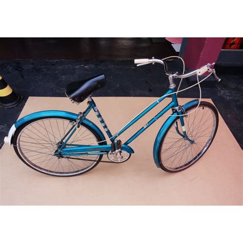 Bicicleta Antiga Amf Hercules Cruiser Inglesa Feminina D Cada