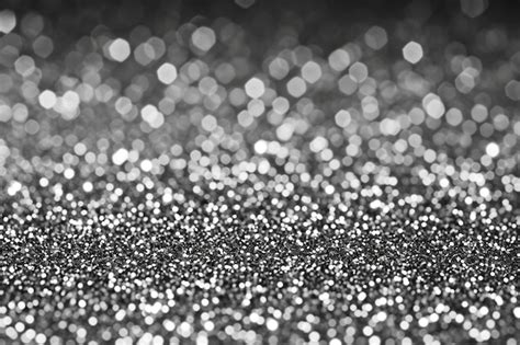 Metallic silver glitter background | Premium AI-generated image