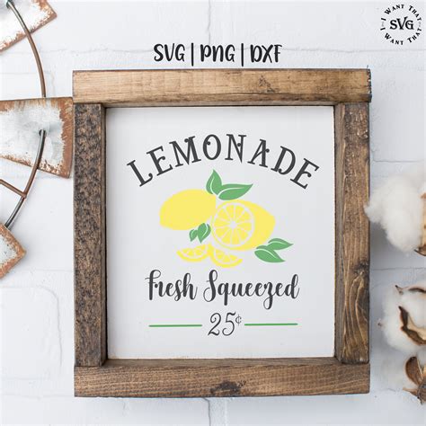 Lemon Svg Lemonade Svg Farmhouse Svg Farmhouse Kitchen Etsy