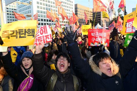 South Koreans Celebrate Impeachment Of President Park Abs Cbn News