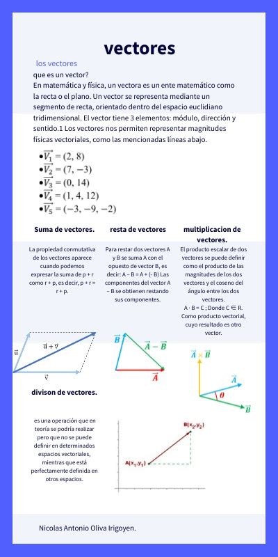 Infografia De Vectores