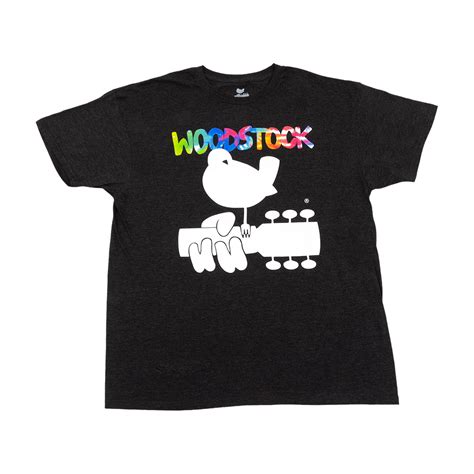 Woodstock Tie Dyed Logo T Shirt Shop The Musictoday Merchandise