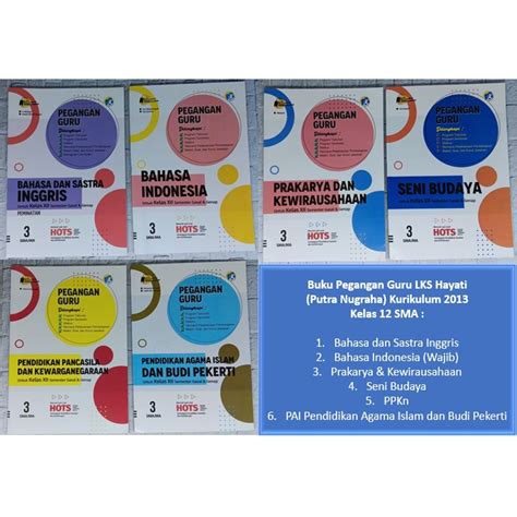 Jual Buku Pegangan Guru Lks Hayati Sma Kelas Xii Bahasa Indonesia