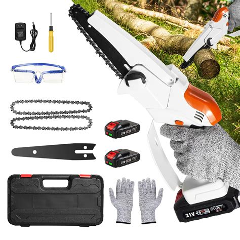 Buy Mini Chainsaw Cordlessshqdd 6 Inch Handheld Cordless Electric Chainsaw Kit With Safety Lock