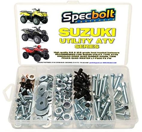 Amazon 120pc Specbolt Suzuki Utility ATV Bolt Kit For Maintenance