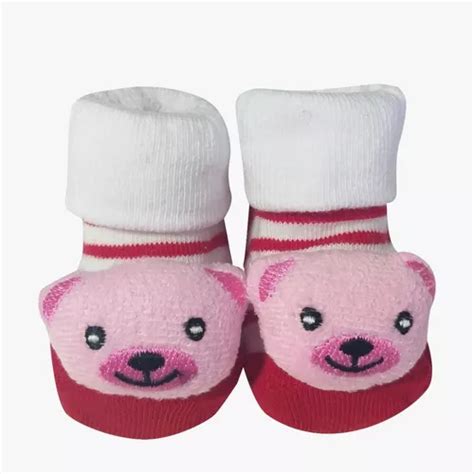 Kit Meias Sapatinhos Pantufas Infantil Bebe Meses