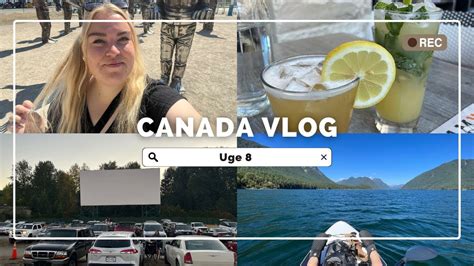 Jeg prøver mit paddle board for første gang Julies år i Canada vlog