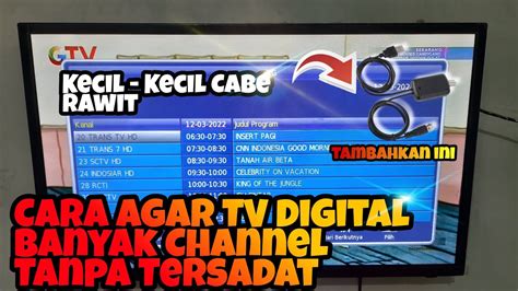 Cara Mudah Atasi Lemah Sinyal Pada Tv Digital Atau Stb Digital Tv