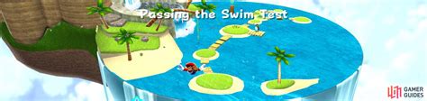 Passing The Swim Test Beach Bowl Galaxy Super Mario Galaxy Super