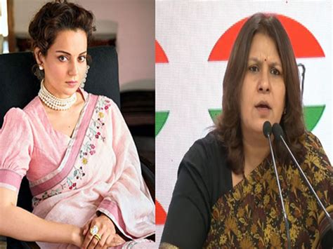 Ye Congress Ke Dimag Waali Mandi Nahi Kangana Hits Out At Supriya Shrinate Public Tv