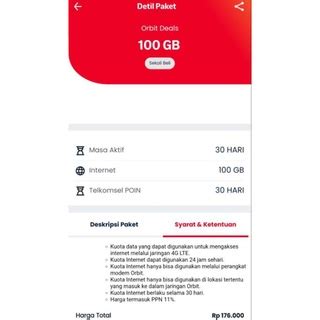 Jual Telkomsel Orbit Murah L Paket Data Orbit L Kuota Orbit Shopee