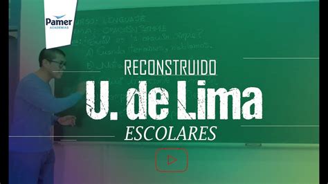 Pamer Academias Reconstruido Examen De Admisión U De Lima Escolares