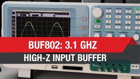 BUF802 Wide Bandwidth High Input Impedance JFET Buffer YouTube