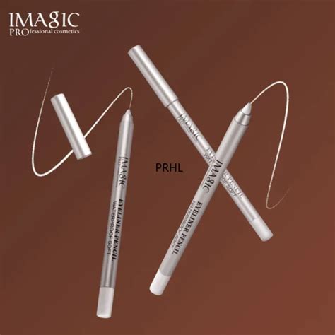 Imagic White Eyeliner Waterproof Long Lasting Easy To Color Silky Texture Waterproof Makeup