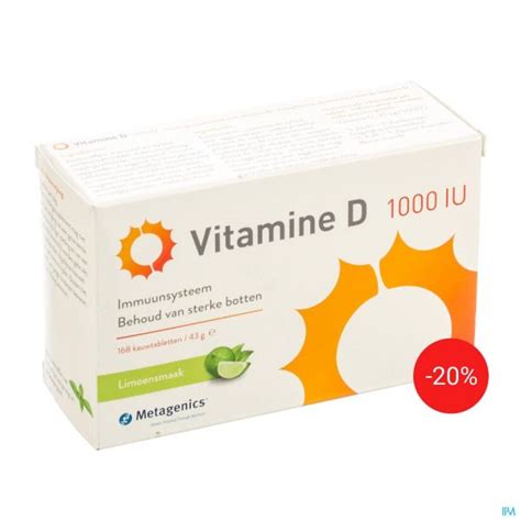 METAGENICS VITAMINE D 1000 UI PROMOPACK 168 COMPRIMES Vitamine D