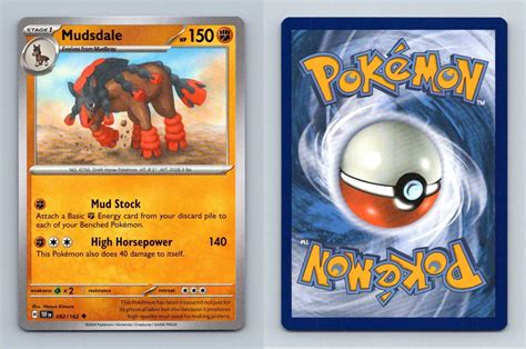 Mudsdale Scarlet Violet Temporal Forces Pokemon Uncommon