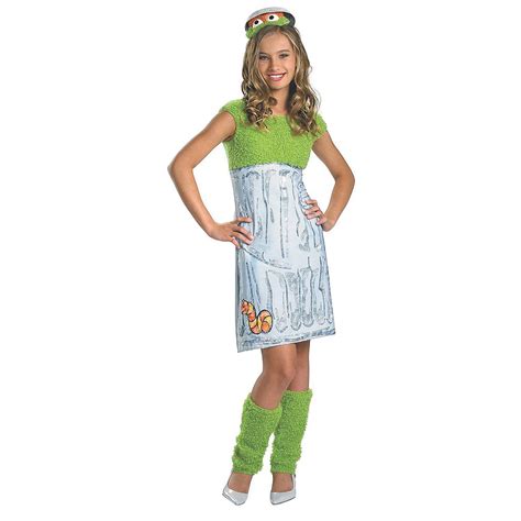 Disguise Girls' Oscar the Grouch Costume - Size 10-12 - Walmart.com