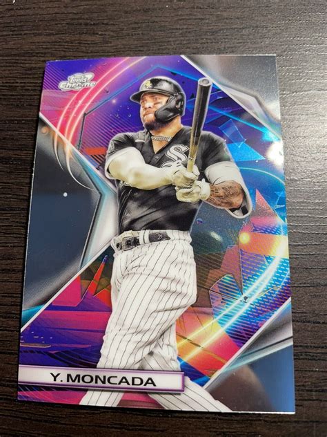 Yoan Moncada 2022 Topps Cosmic Chrome Chicago White Sox 182 EBay