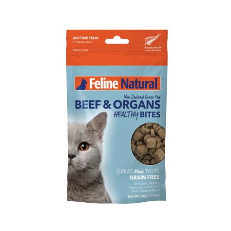 Feline Natural Beef And Organs Healthy Bites Freeze Dried Cat Treats 1