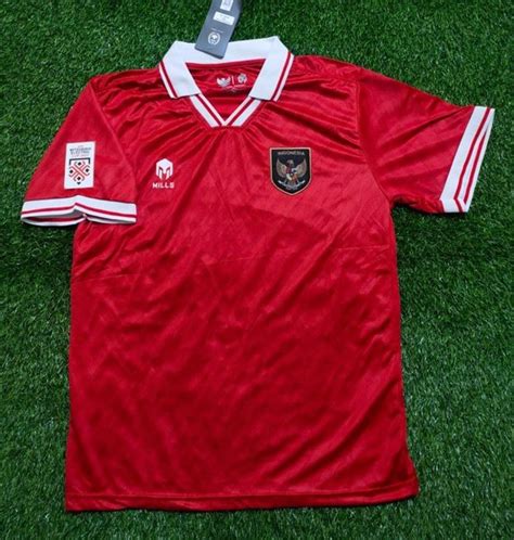 Jual Jersey Kaos Baju Bola Timnas Indonesia Home Patch Aff