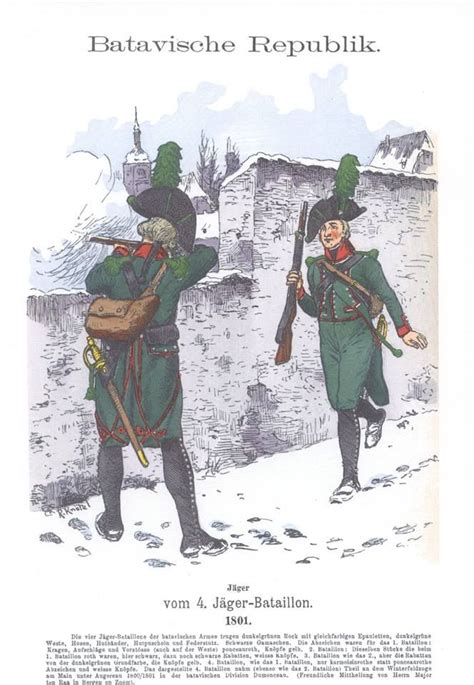 Band XI 18 Batavische Republik 4 Jäger Bataillon 1801 Jäger