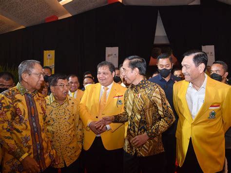 FOTO Presiden Jokowi Hadiri Puncak Peringatan HUT Ke 58 Partai Golkar