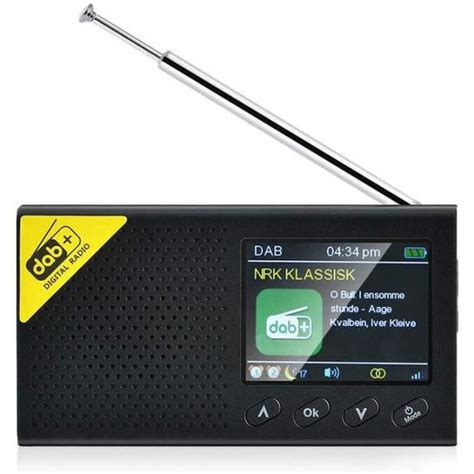 Radio Portable Radio Dab Dab FM Récepteur Numérique Radio avec 2 4