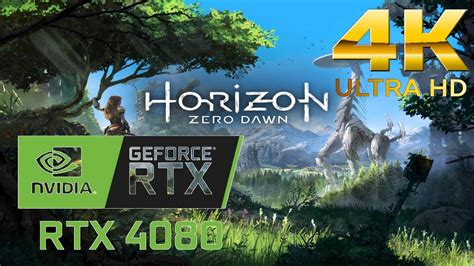 Horizon Zero Dawn RTX 4080 Ryzen 9 5900X Native 4K Ultra