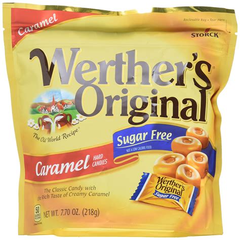 Werthers Original Caramel Hard Candies 34 Ounce Bag Pack Of 2 Hard Candy Bulk Candy