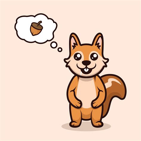 Cute Squirrel Mascot Vector Art At Vecteezy