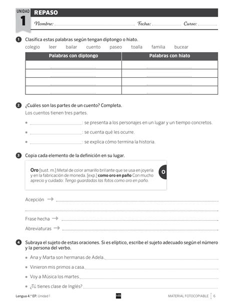 4º prim LENGUA refuerzo repaso ampliación pdf Google Drive