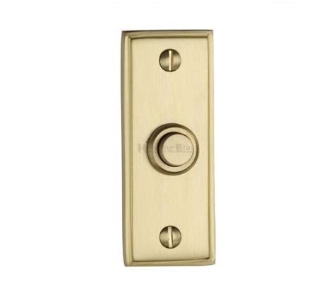 Heritage Brass V1180 Satin Brass Door Bell Push