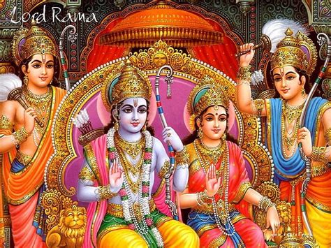 Rama And Sita Hanuman