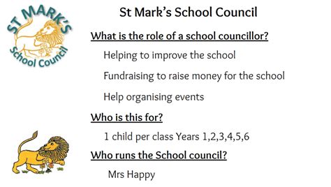 Pupil’s Voice At St Mark’s St Mark S Cofe Primary School