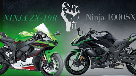 Kawasaki Ninja 1000 Vs Kawasaki Ninja ZX 10R Ninja 1000 VS Ninja ZX