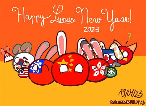 Countryballs Lunar New Year 2023 By Cheeseballanimations On Deviantart