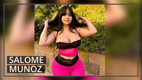 Salome Munoz American Curvy Plus Size Fashion Model Bio Wiki