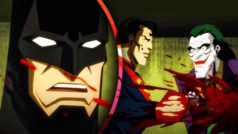 Superman Gets Bloody In New Red Band Trailer For Dc S Injustice Movie