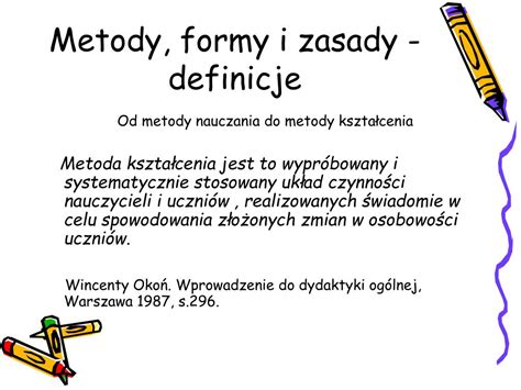 Ppt Metody Formy Zasady Teoria I Praktyka Mariola Pacek Powerpoint