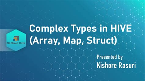 Complex Data Types In Hive Youtube