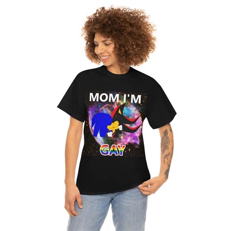 Sonic And Shadow Kissing In Space MOM IM GAY Etsy