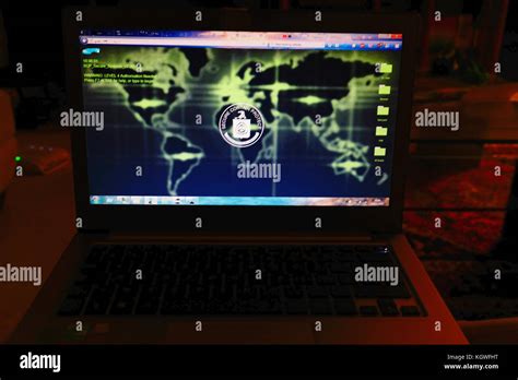 Hacked Computer Virus Stock Photo Alamy