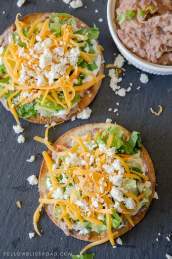 Homemade Tostadas With Baked Tostada Shells