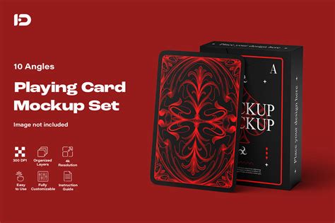 Playing Card Mockup Set Behance
