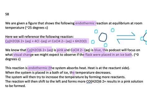 Solved Figure 17 22 Shows The Following Endothermic Reaction At Equilibrium At Room Temperature