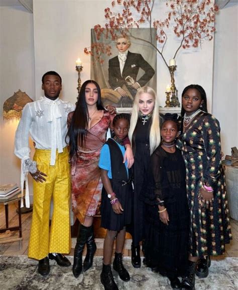 Madonna Shares Photo With Her Children On Thanksgiving Jamaica Live