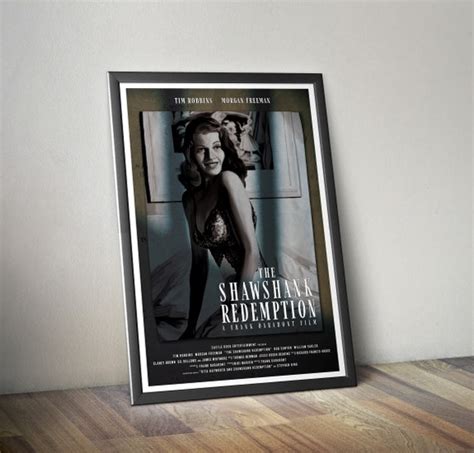 The Shawshank Redemption Alternative Movie Poster Stephen Etsy