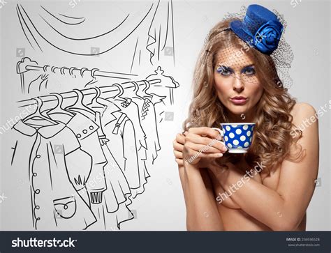 Vintage Photo Beautiful Nude Girl Retro Stock Photo Shutterstock