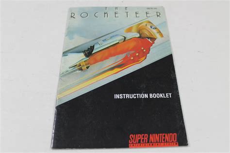 Manual Rocketeer Snes Super Nintendo