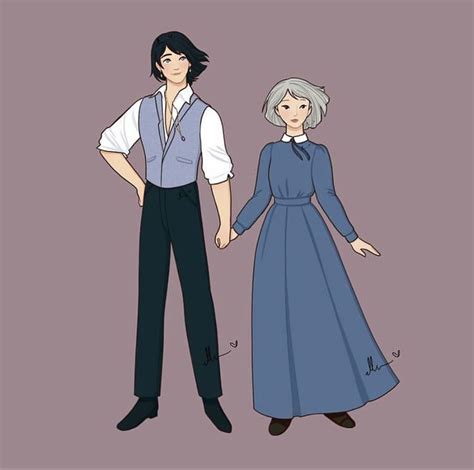 Howl And Sophie Babylon Disney Princess Art Howls Moving Castle